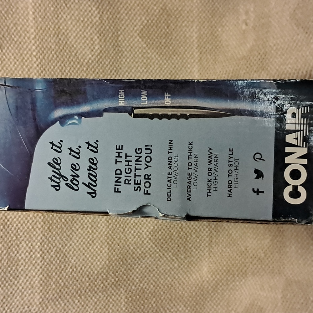 Conair Blue Turbo Dryer - Picture 3 of 4
